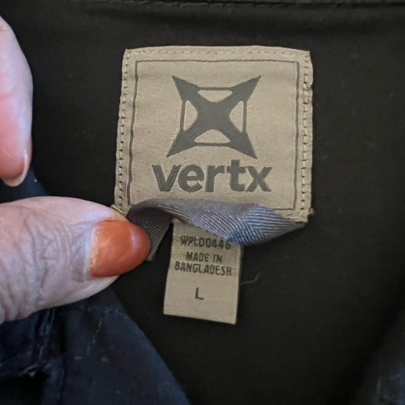 Vertx Black Tactical Button-Up Shirt Men’s Large - Picture 4 of 8